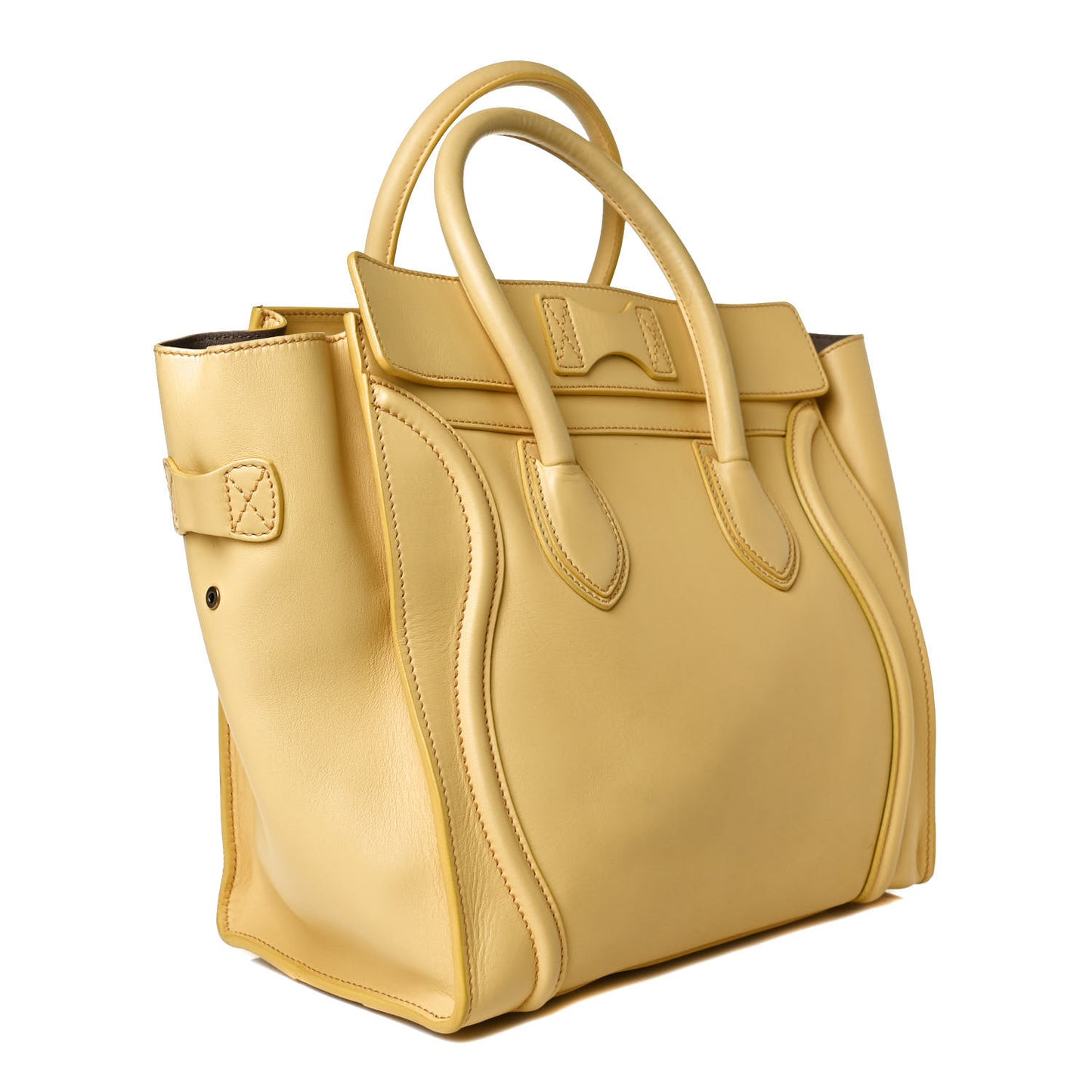 Smooth Calfskin Mini Luggage Butter