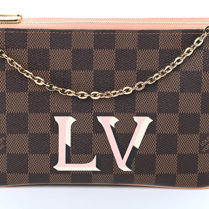 Louis Vuitton Damier Ebene Double Zip Pochette 8 of 10