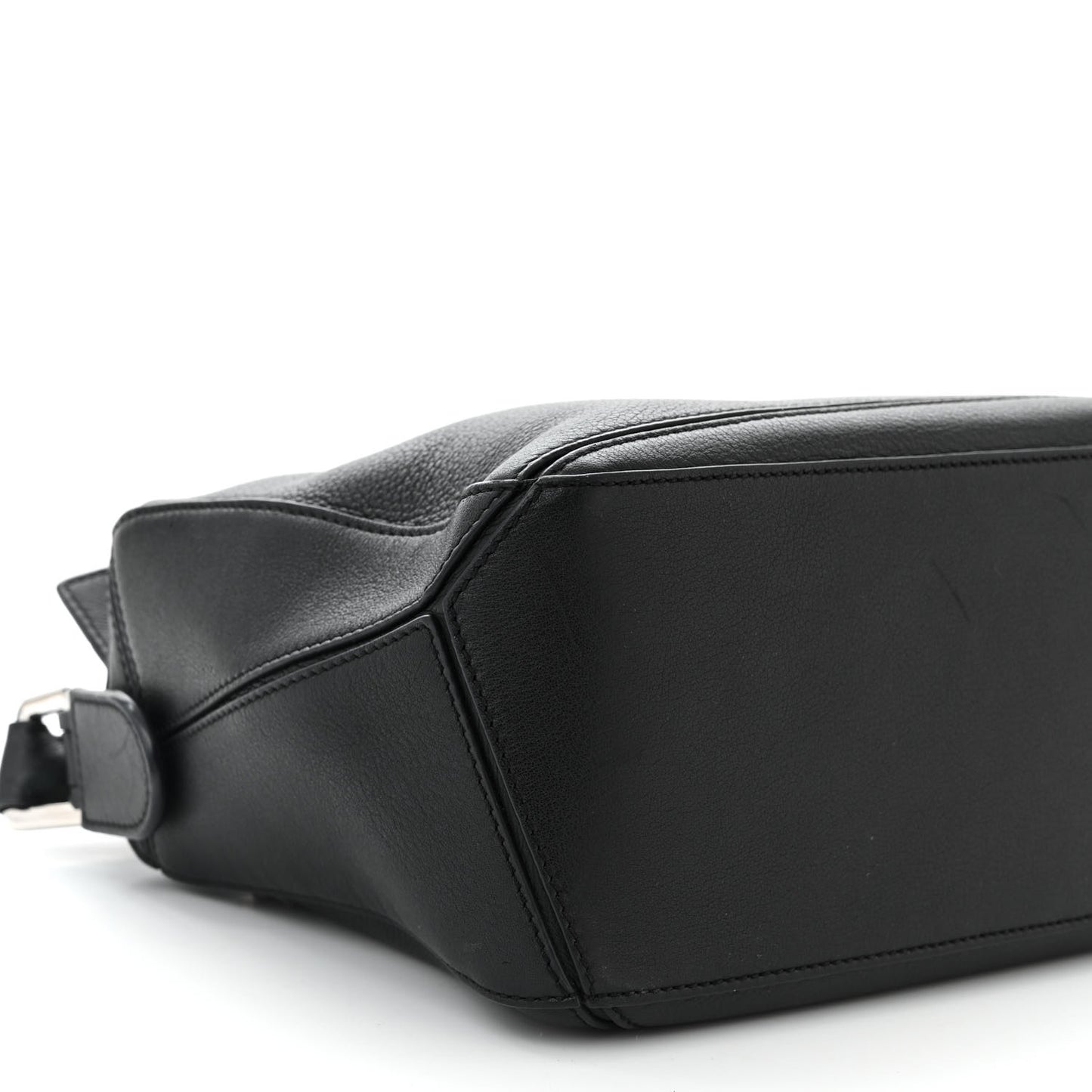 Calfskin Small Puzzle Bag Black