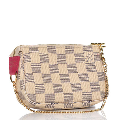 Louis Vuitton Damier Azur 2015 Christmas Animation Mini Pochette Accessories 3 of 8