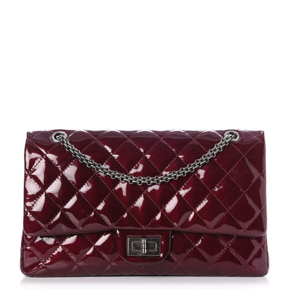 Chanel Patent Quilted 2.55 Reissue 227 Flap Light Burgundy 1 of 7
