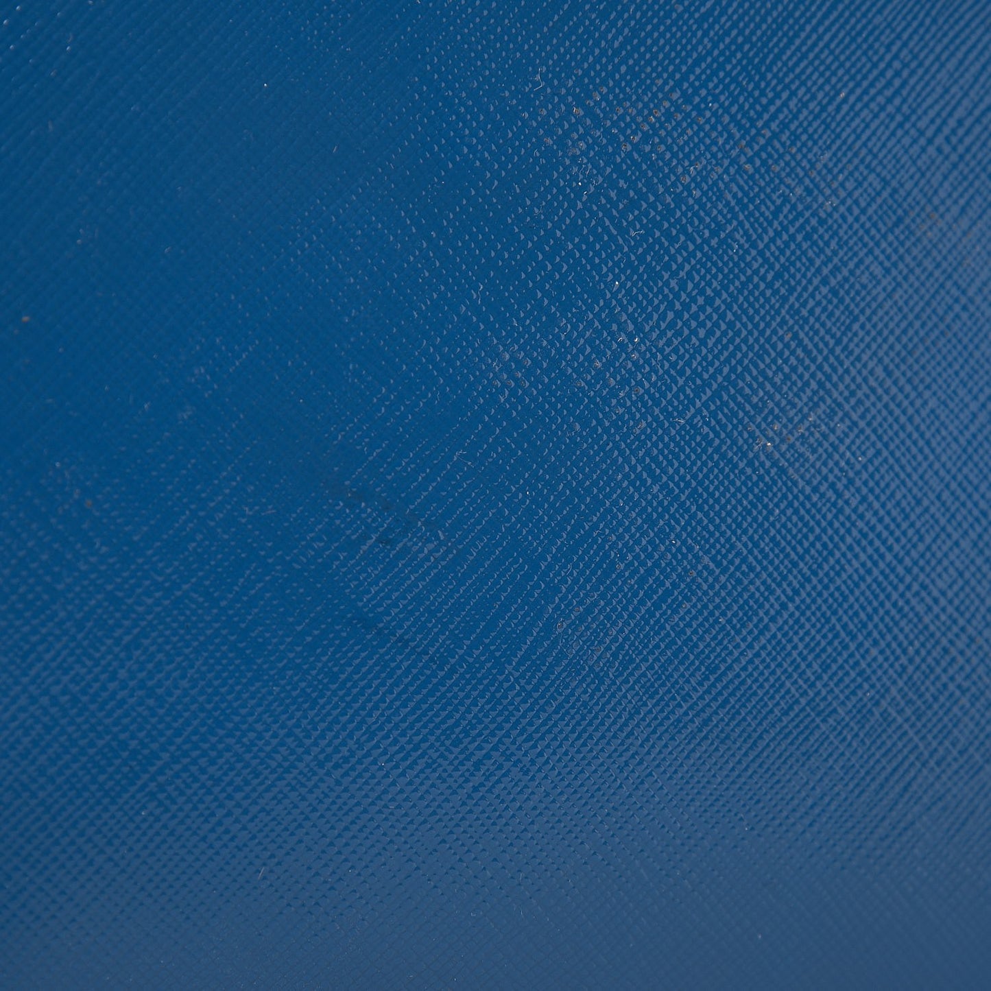 Saffiano Vernice Shopping Tote Azzurro