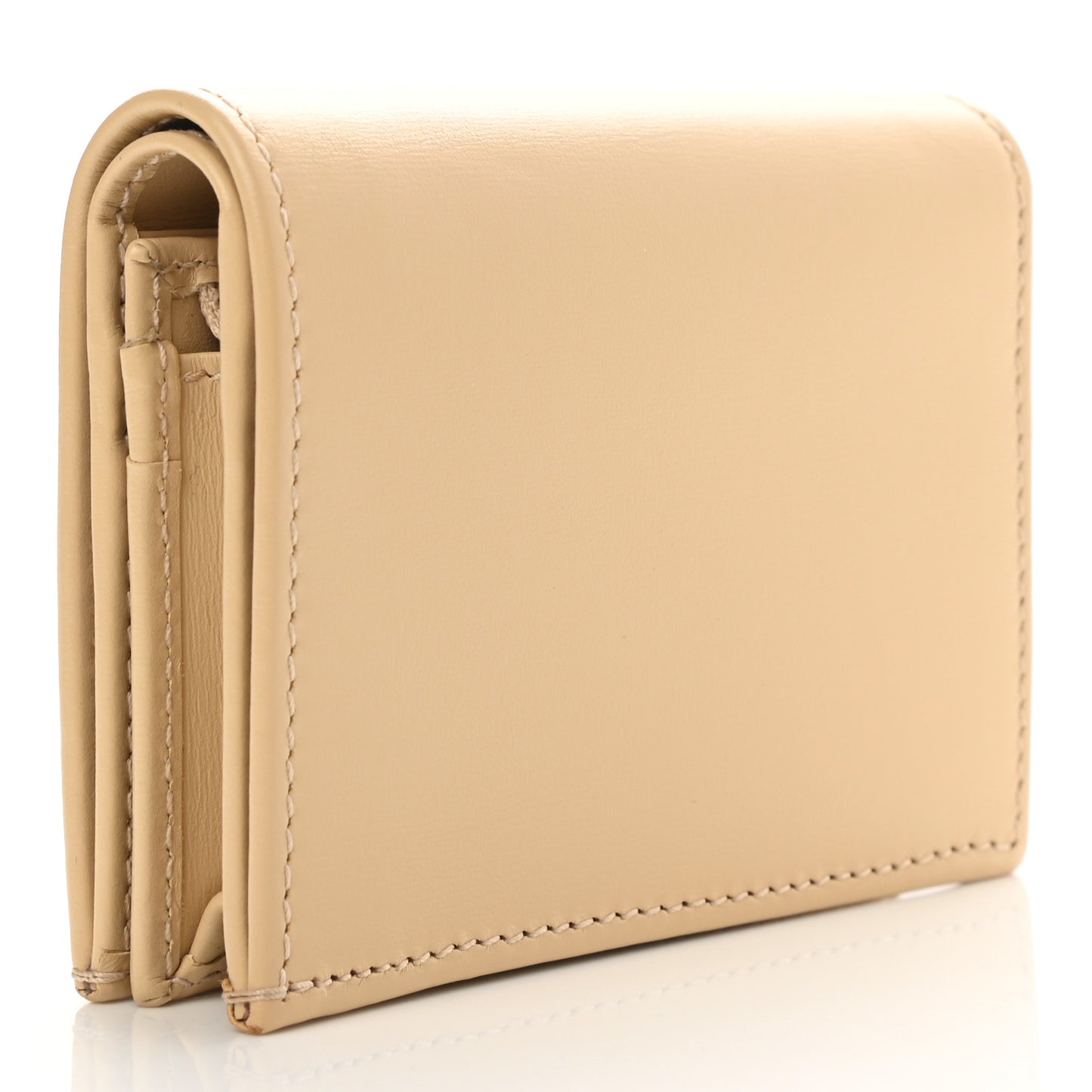 Boarded Plutone Calfskin Horsebit 1955 Card Case Wallet Bubble Tea