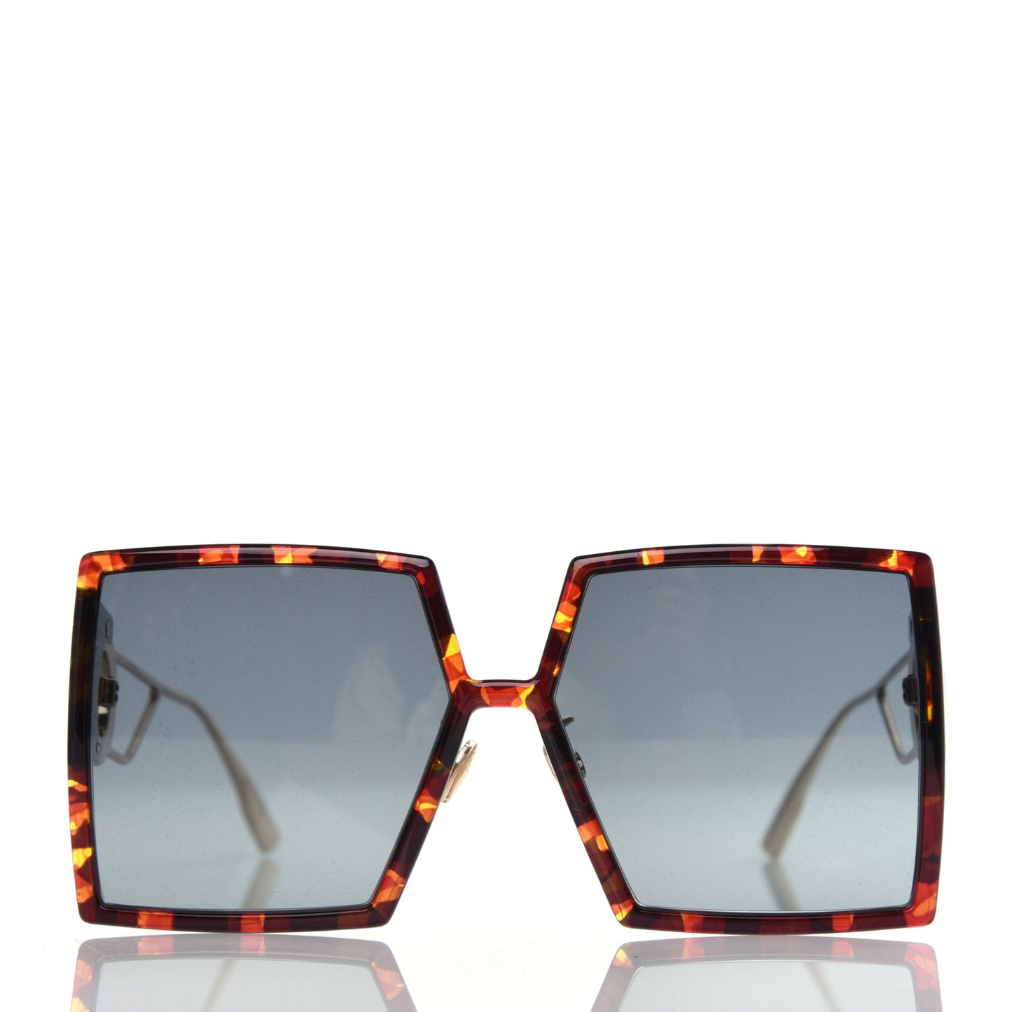 Square 30 Montaigne Sunglasses Tortoise