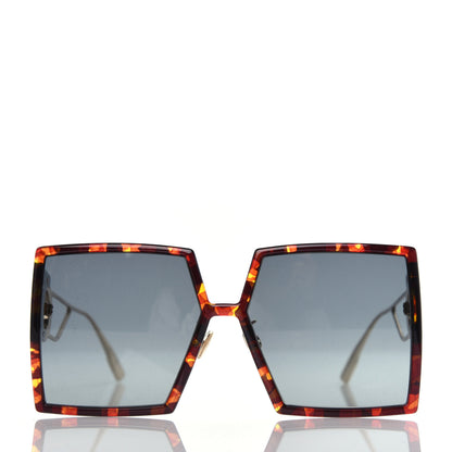 Christian Dior Square 30 Montaigne Sunglasses Tortoise 2 of 7