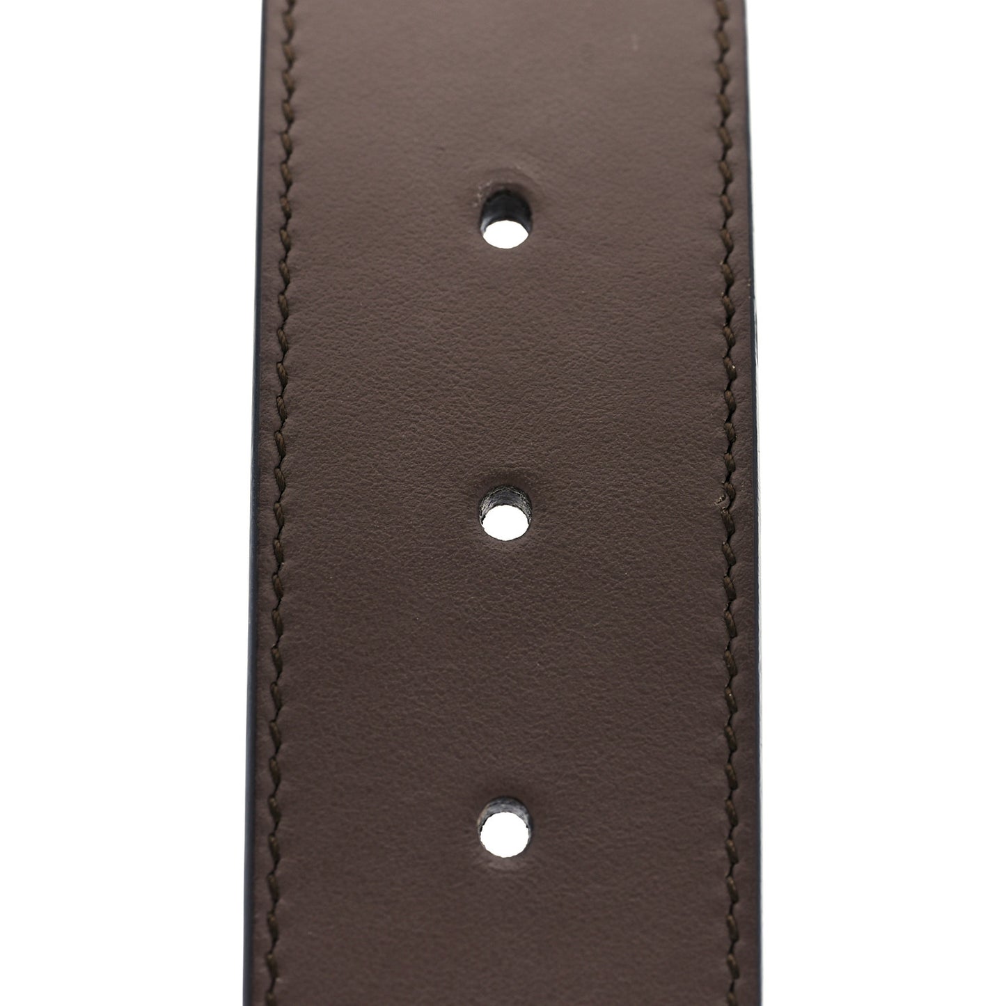 GG Supreme Monogram Matte Plutone Calfskin Double G 40mm Belt 70 28 Beige Ebony New Acero