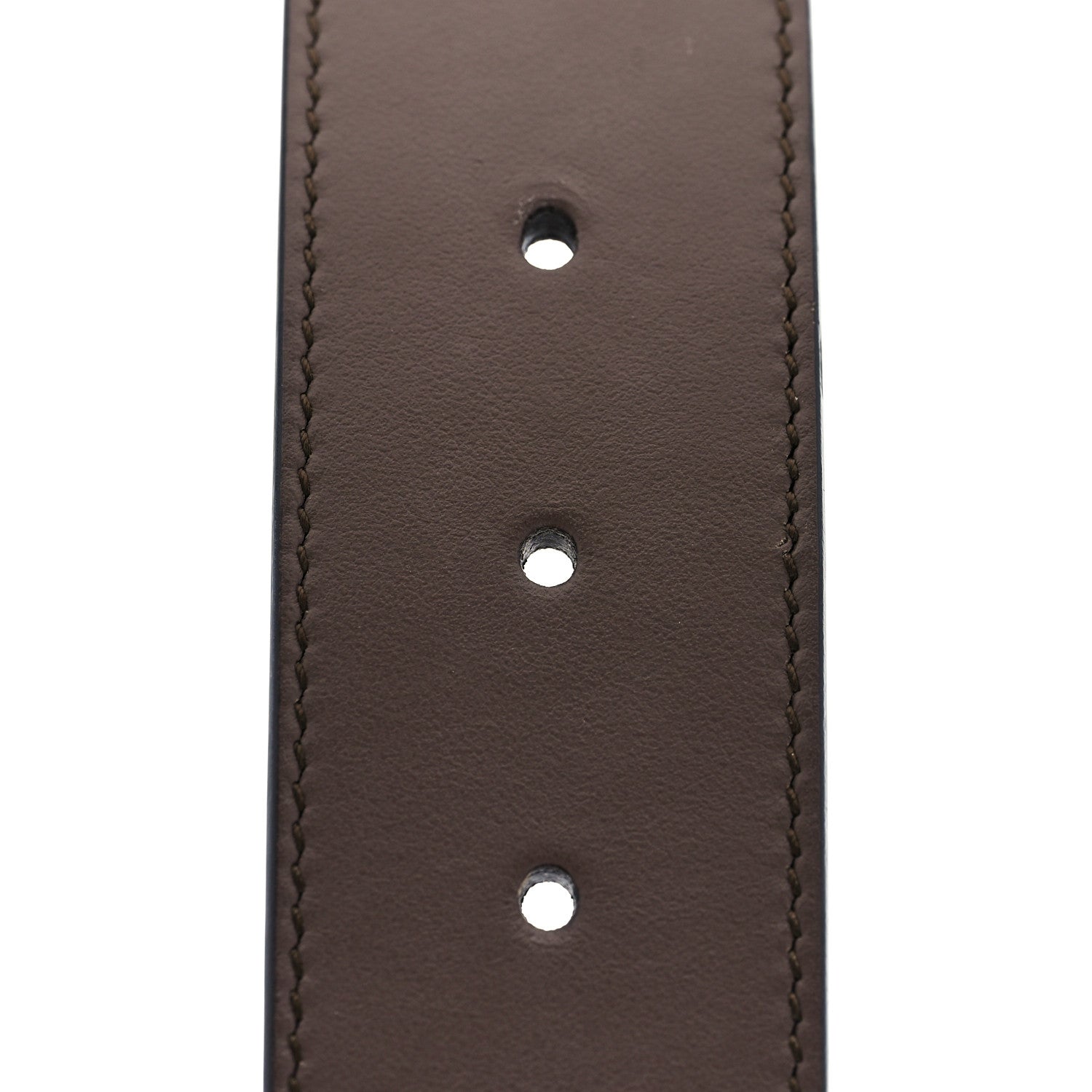 Gucci GG Supreme Monogram Matte Plutone Calfskin Double G 40mm Belt 70 28 Beige Ebony New Acero 4 of 4