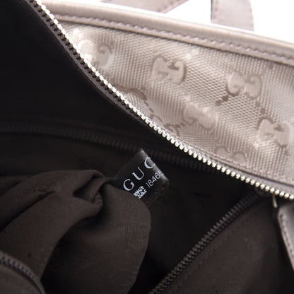 Gucci Imprime Monogram Medium Zippered Shopping Tote Pewter 8 of 11