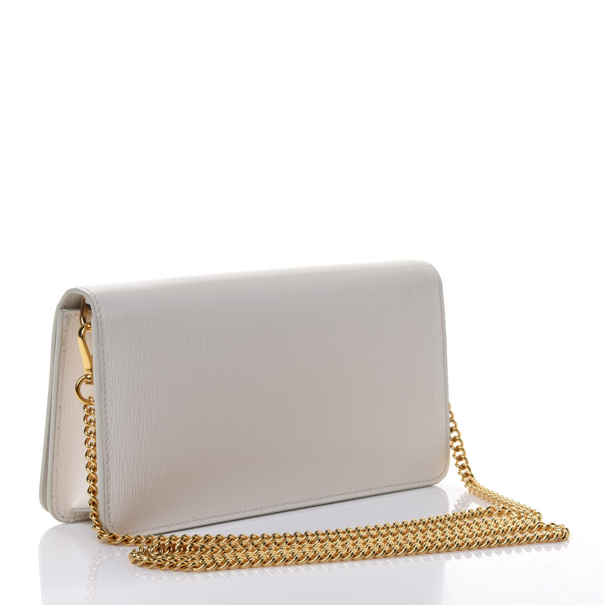 Prada Vitello Move Triangle Logo Miniborse White 2 of 4