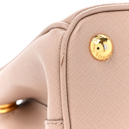 Prada Saffiano Mini Galleria Double Zip Tote Cammeo 10 of 12