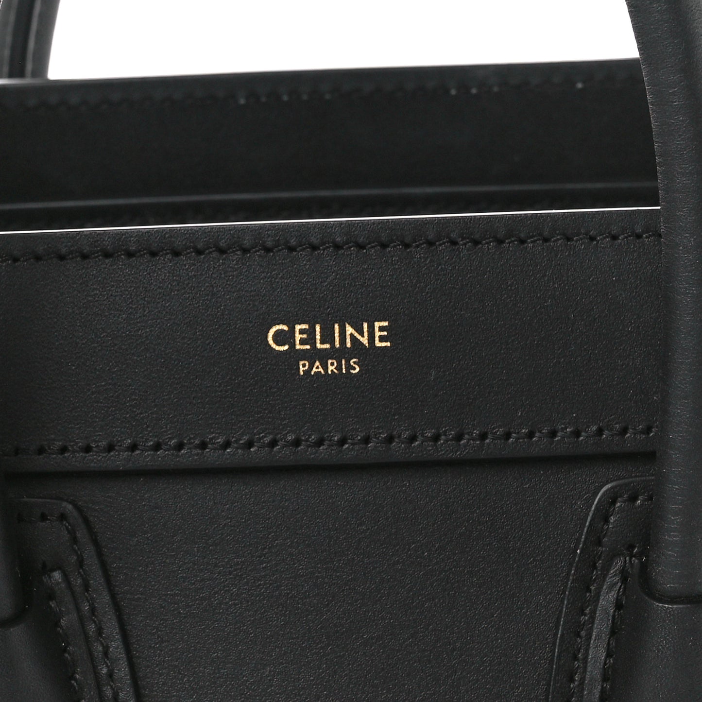 Smooth Calfskin Nano Luggage Black