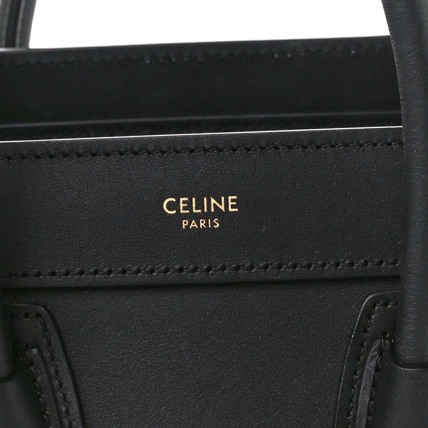 Celine Smooth Calfskin Nano Luggage Black 8 of 11