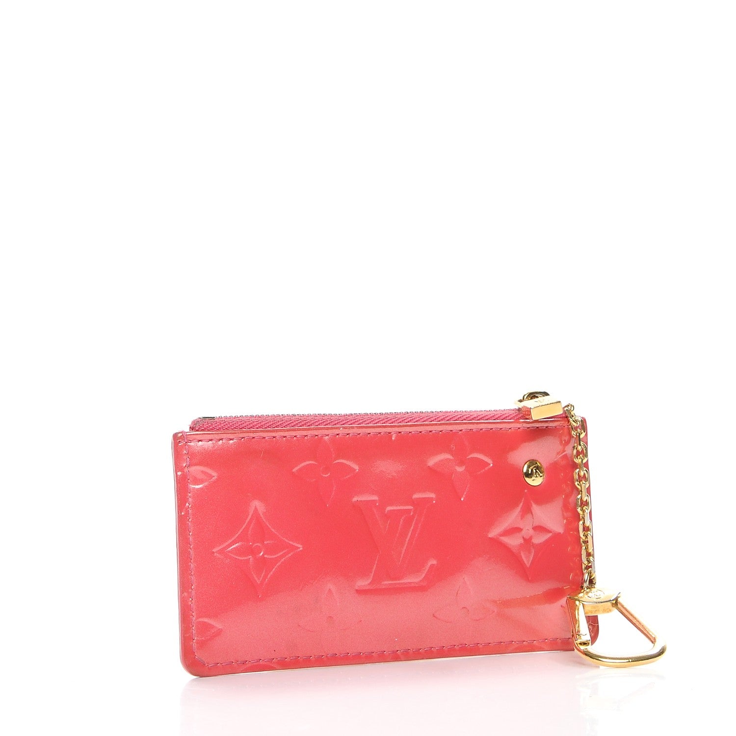 Louis Vuitton Vernis Key Pouch Framboise 3 of 9