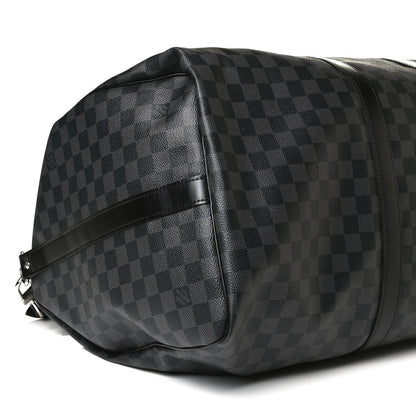Louis Vuitton Damier Graphite Keepall Bandouliere 55 6 of 16