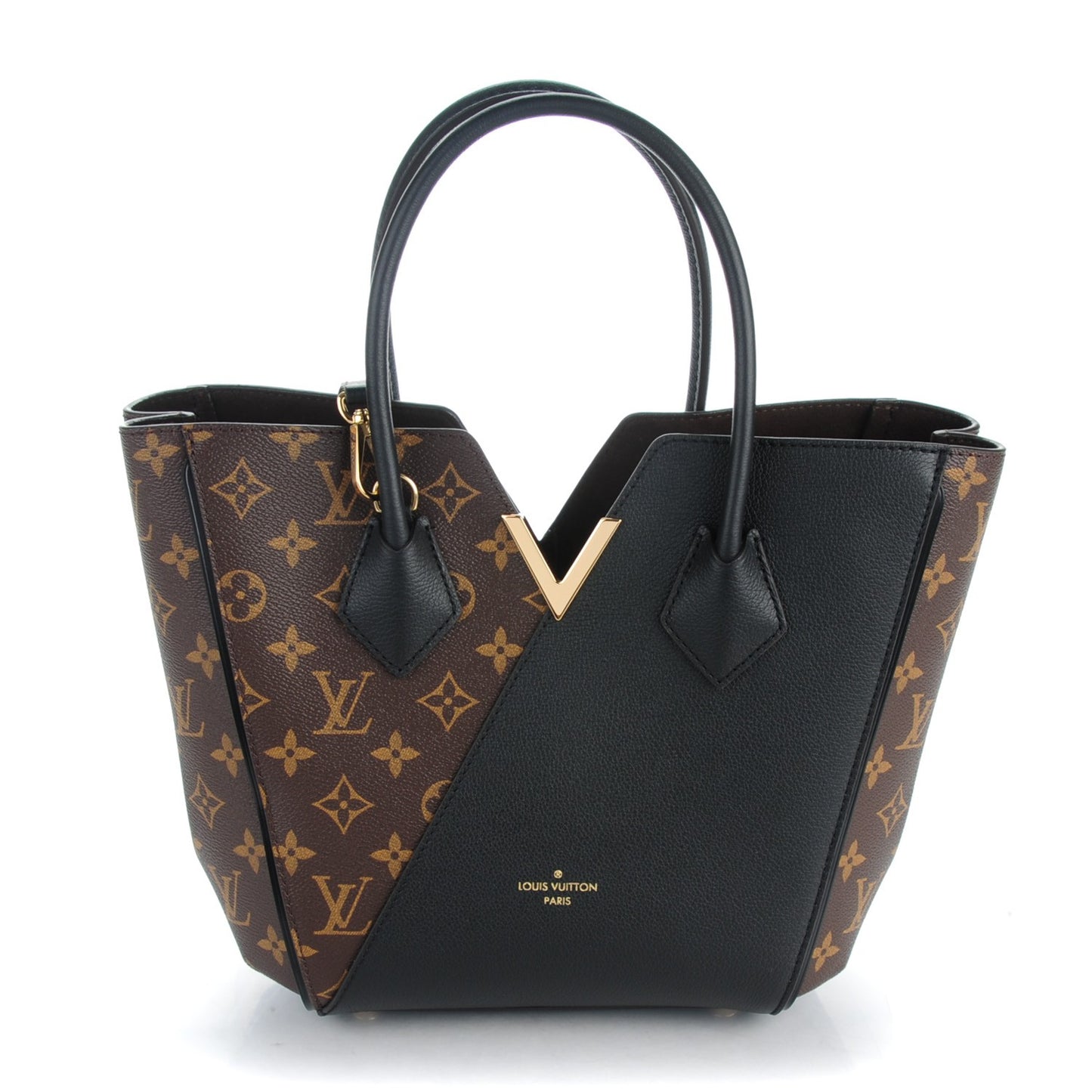 Calfskin Monogram Kimono Tote PM Black