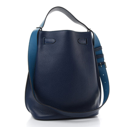 Hermes Taurillon Clemence Eclat So Kelly 26 Bleu Saphir Bleu Izmir 3 of 8