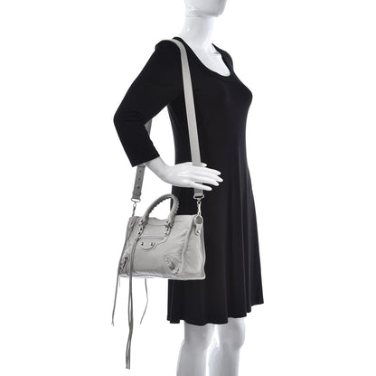 Balenciaga Agneau Classic Silver Hardware S City Gris Nuage 2 of 10