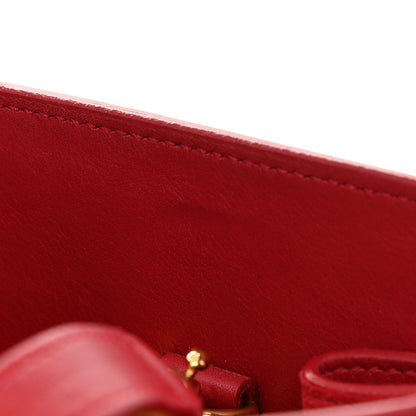 Saint Laurent Calfskin Small Sac De Jour Lipstick Red 13 of 15