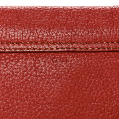 Chloe Calfskin Marcie Pochette Crossbody Bag Terracotta 8 of 10