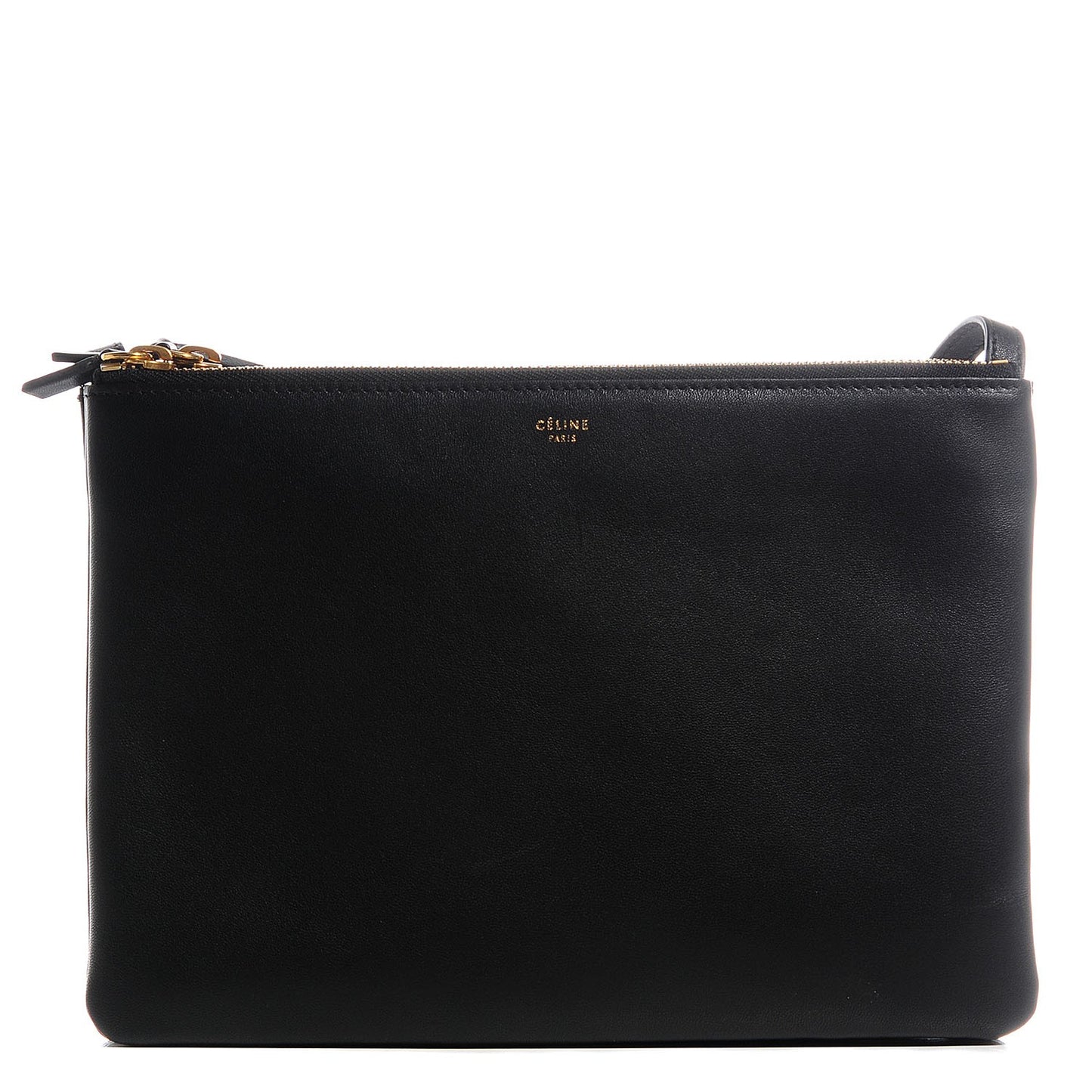 Lambskin Large Trio Crossbody Bag Black