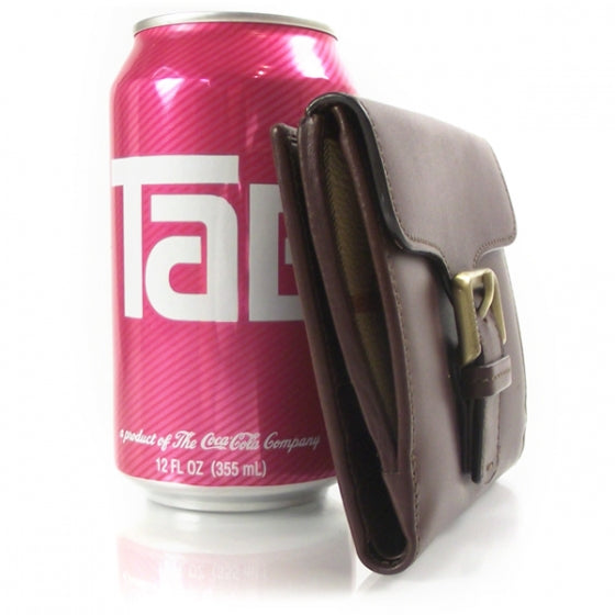 Leather Nova Check Wallet Brown