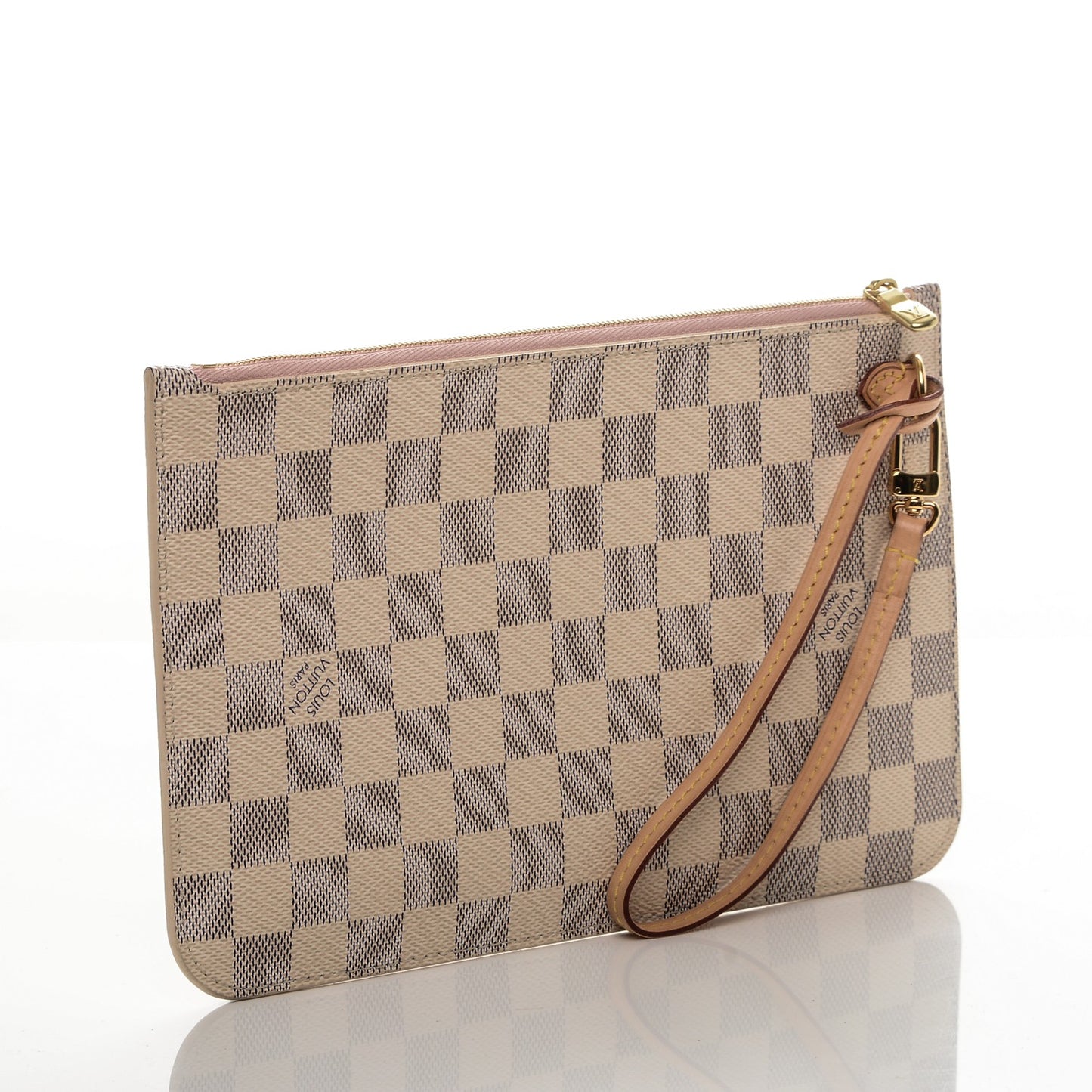 Damier Azur Neverfull MM GM Pochette Rose Ballerine