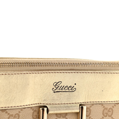 Gucci Metallic Monogram D Gold Tote Gold 14 of 15