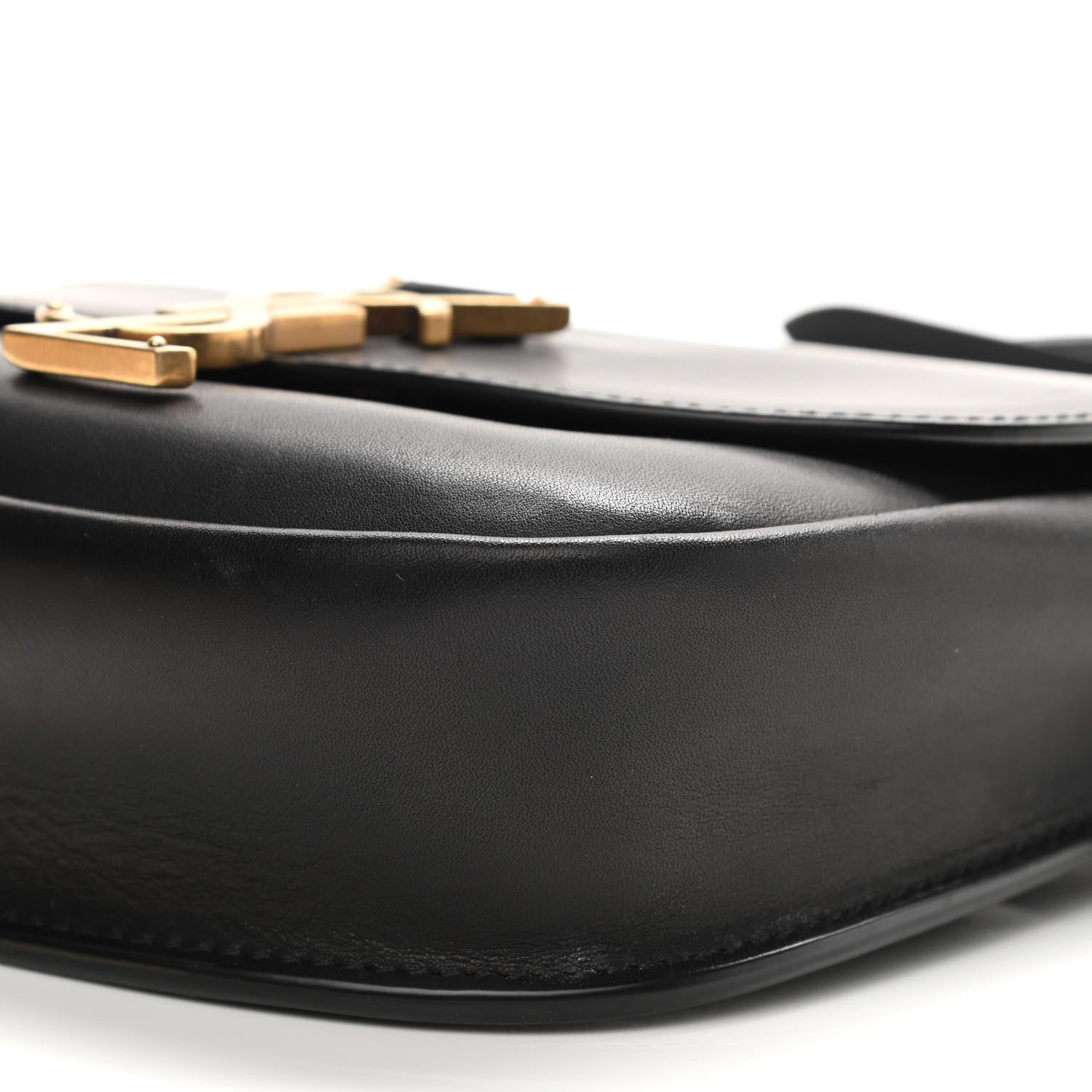 Saint Laurent Smooth Calfskin Classic Monogram Small Kaia Satchel Black 17 of 23