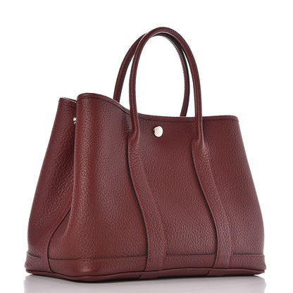 Hermes Vache Country Garden Party 30 TPM Rouge H 3 of 8