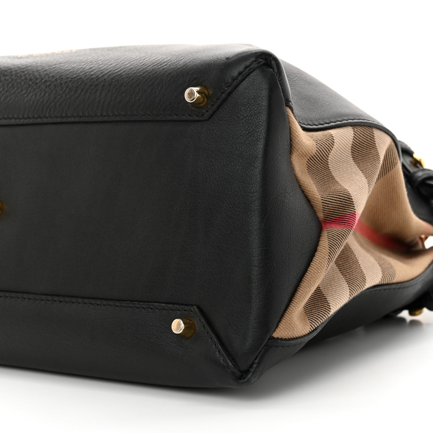 Smooth Calfskin Medium Sartorial Banner Tote Black