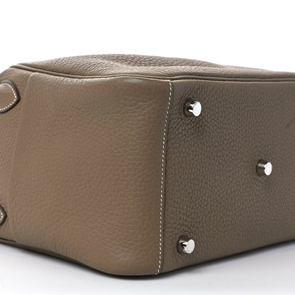 Hermes Taurillon Clemence Lindy 26 Etoupe 7 of 9