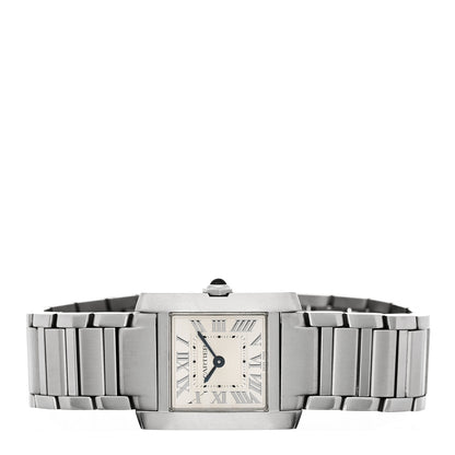 Cartier Stainless Steel 21mm Tank Francaise Quartz Watch Silver 2 of 5