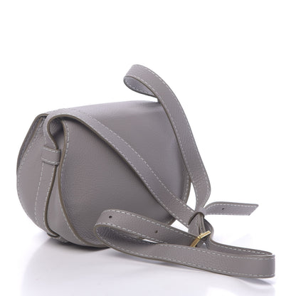 Chloe Calfskin Mini Marcie Round Crossbody Bag Cashmere Grey 3 of 10