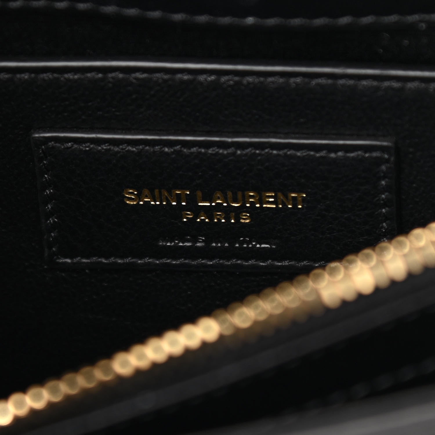 Saint Laurent Calfskin Y Quilted Monogram Small Loulou Chain Satchel Black 6 of 13