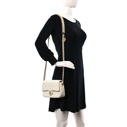 Chanel Caviar Quilted Chain Soul Flap White 3 of 9