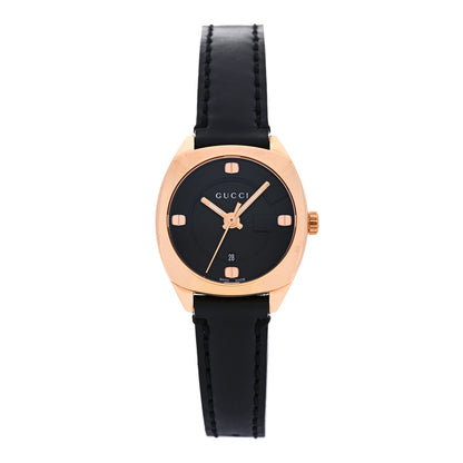 Gucci Stainless Steel Calfskin 29mm GG2570 Quartz Watch Black 1 of 5