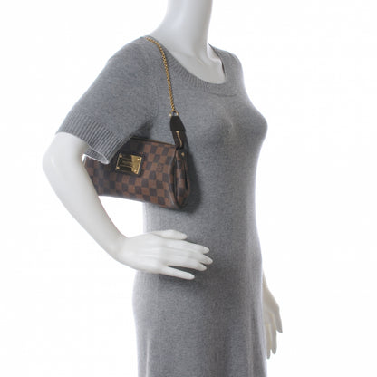 Louis Vuitton Damier Ebene Eva Clutch 2 of 6