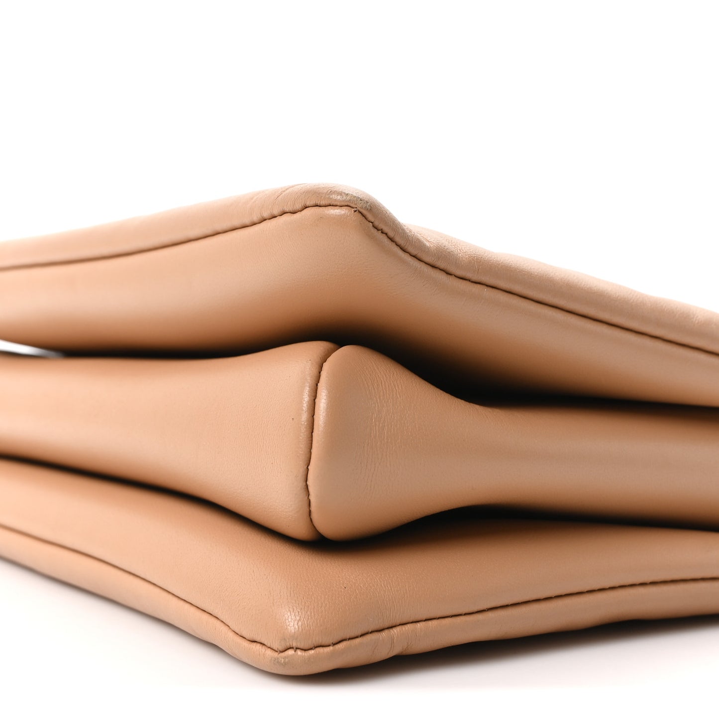 Lambskin Embossed Monogram Coussin PM Camel