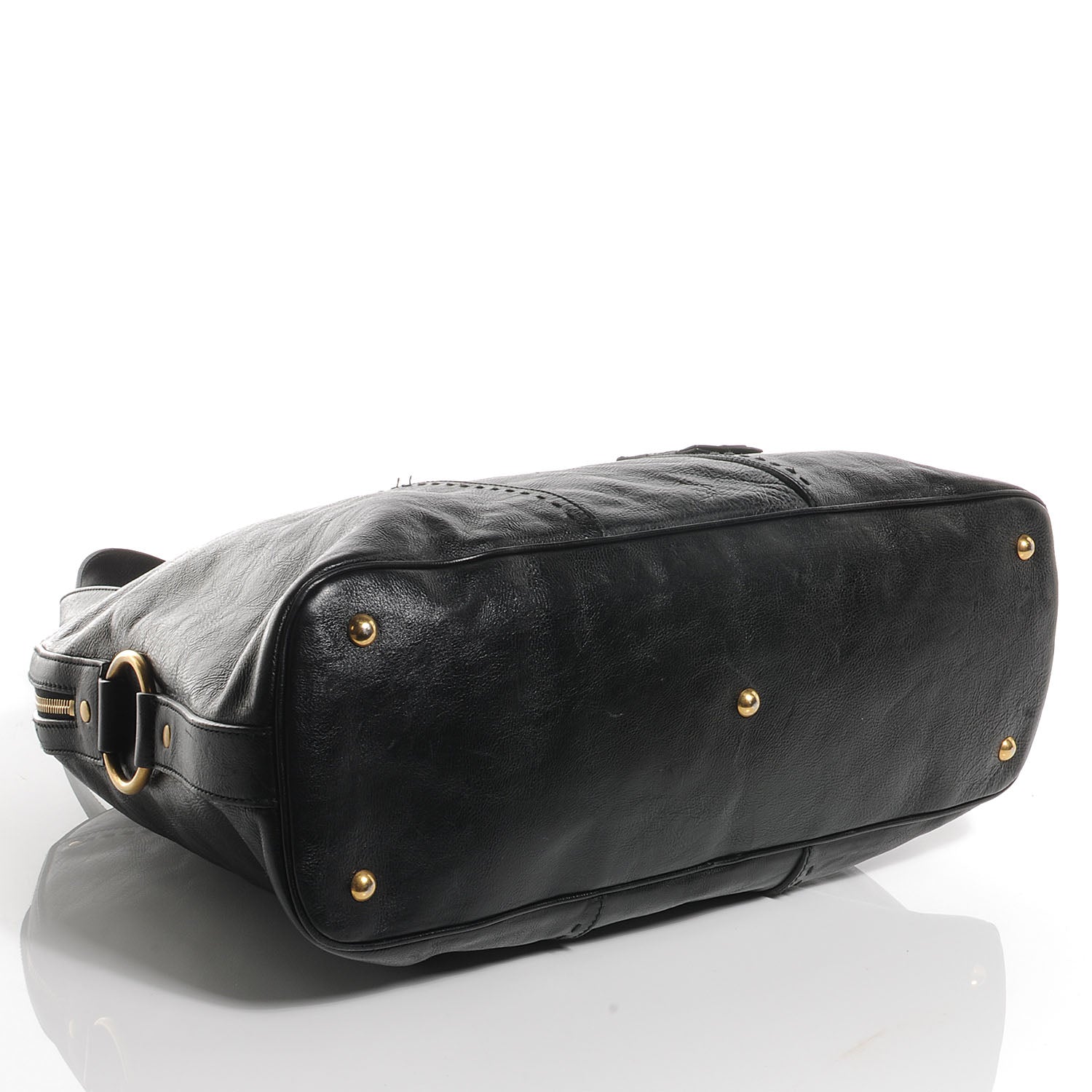 Saint Laurent Leather Oversized Muse Black 4 of 7