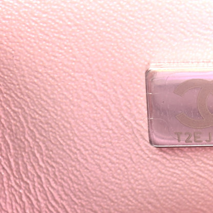 Chanel Iridescent Calfskin Quilted Mini Rectangular Flap Pink 7 of 9