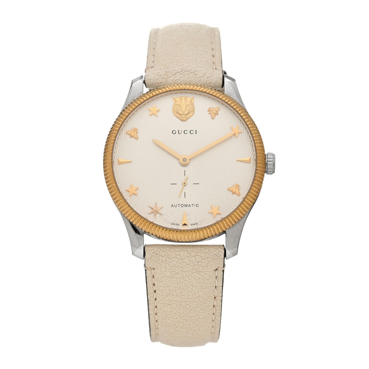Stainless Steel Calfskin 40mm G-Timeless Charm Automatic Watch