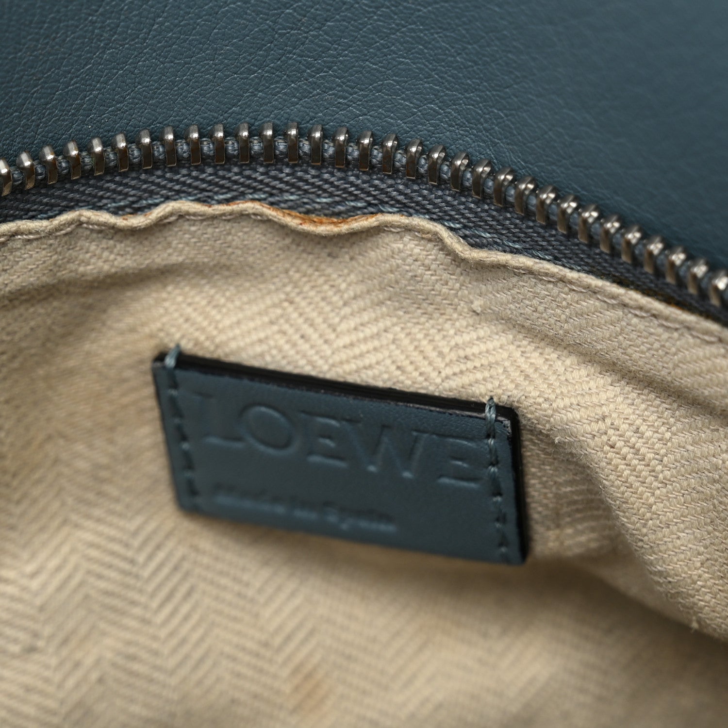 Loewe Calfskin Medium Puzzle Bag Stone Blue 12 of 12