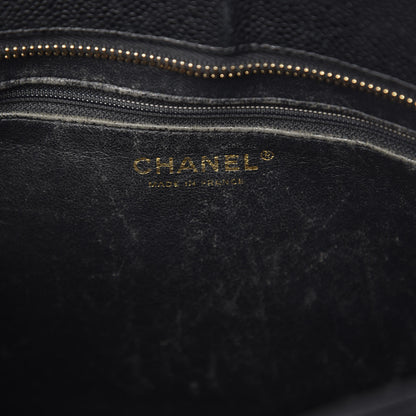 Chanel Caviar Quilted Medallion Tote Black 6 of 13