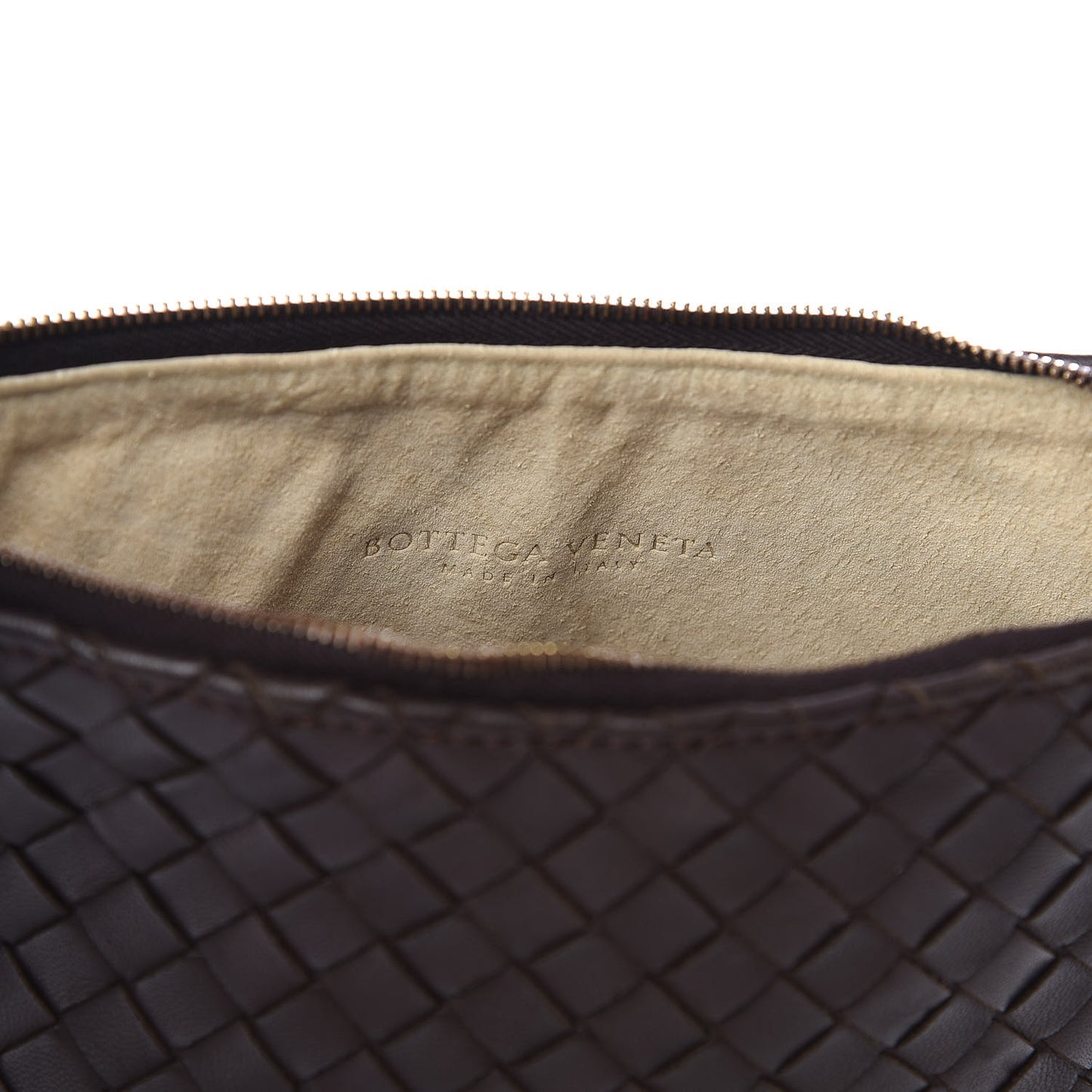 Nappa Intrecciato Crossbody Ebano