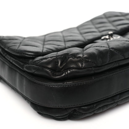 Chanel Lambskin Quilted Chanel 3 Maxi Flap Bag Black 8 of 9