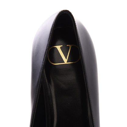 Valentino Garavani Nappa Vlogo Flats 38 Black 8 of 11