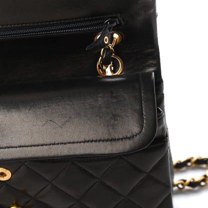 Chanel Lambskin Quilted Small Double Flap Black 12 of 15