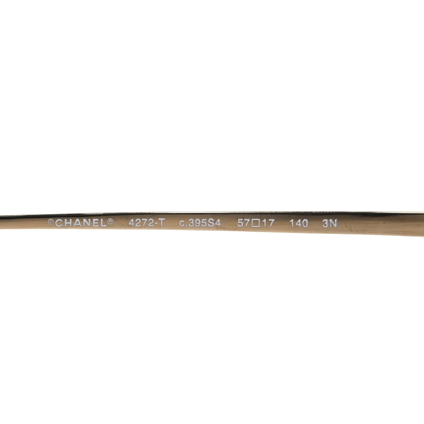 Titanium CC Pilot Aviator Sunglasses 4272-T Black Gold