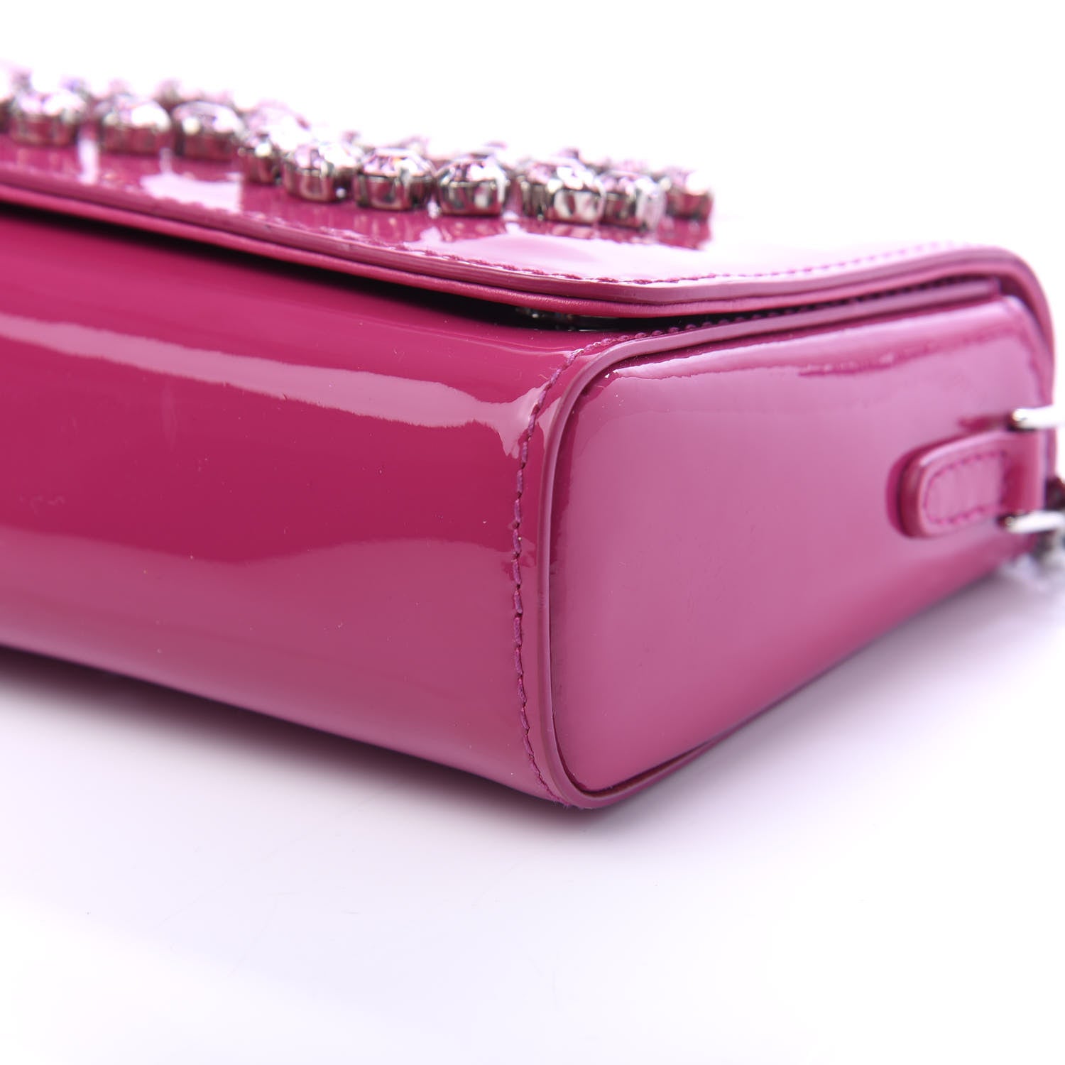 Dolce & Gabbana Patent Crystal DG Girls Crossbody Bag Pink 7 of 9