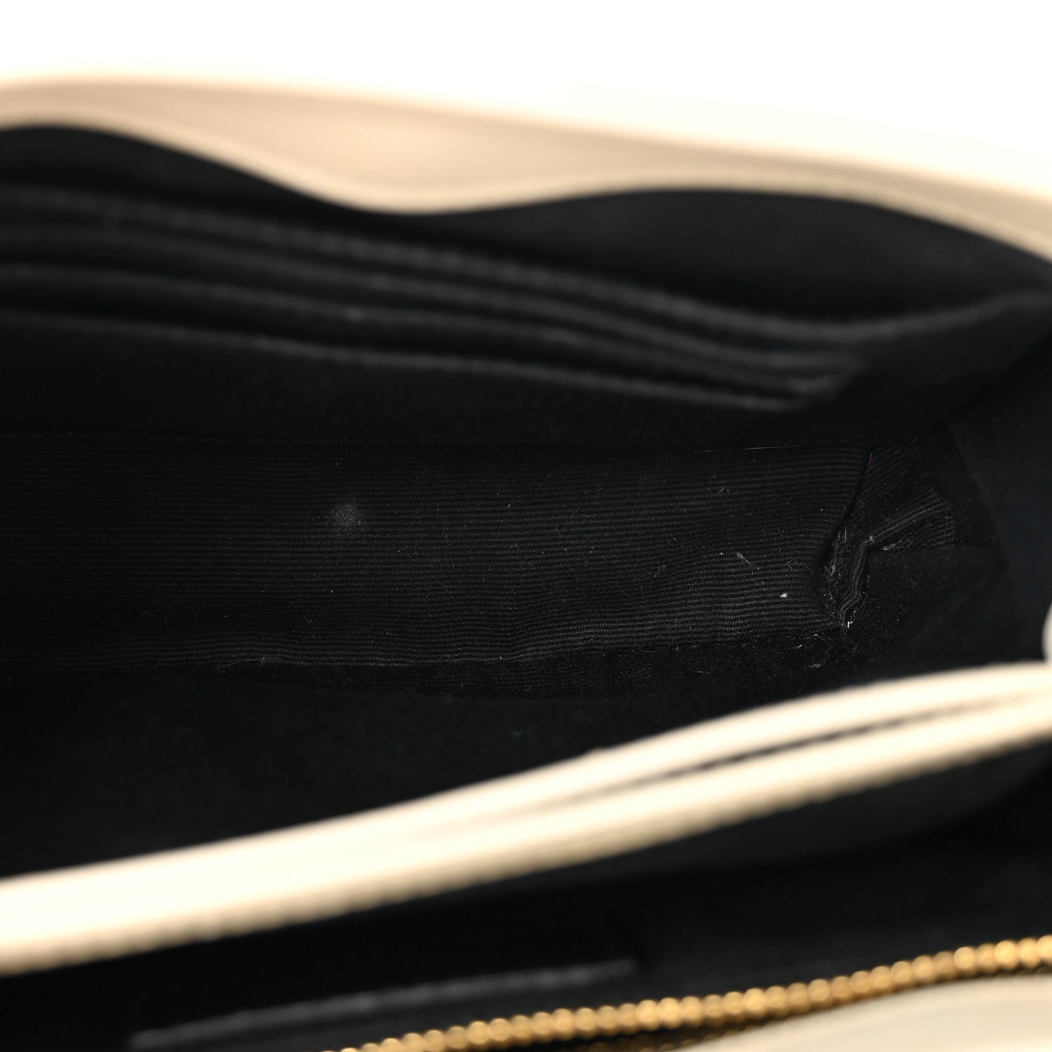 Saint Laurent Calfskin Y Quilted Monogram Toy Loulou Crossbody Bag Crema Soft 5 of 15